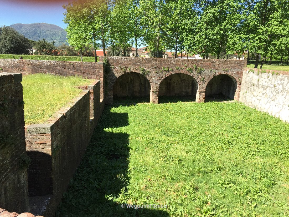 Die Stadtmauer von Lucca
